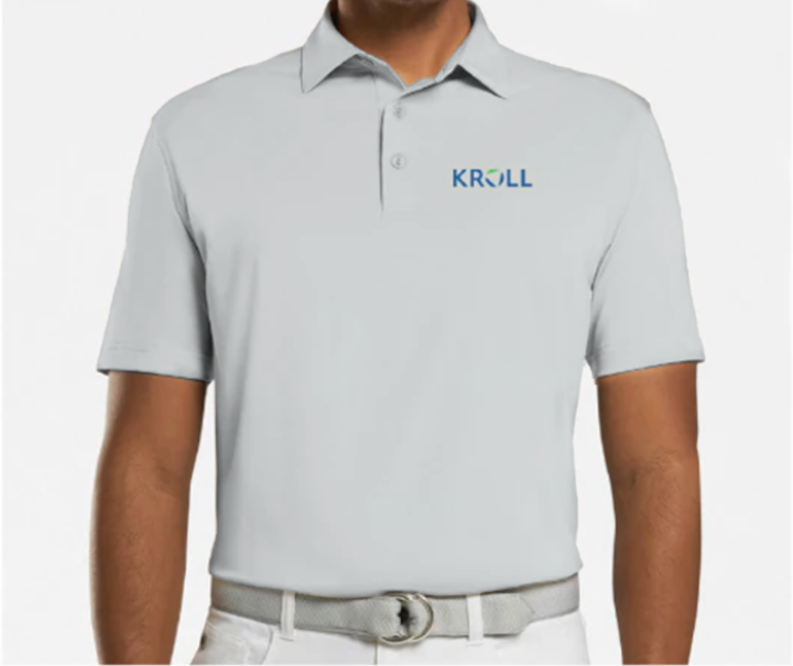 Light Grey Peter Millar Performance Short Sleeve Polo