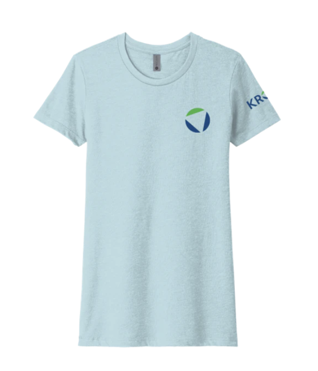 Next Level™ Women’s CVC Tee - Ice Blue