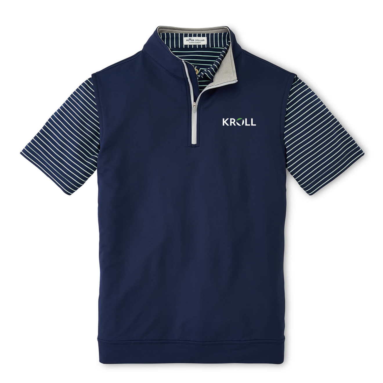 Peter Millar Men's Galway Performance Quarter-Zip Vest