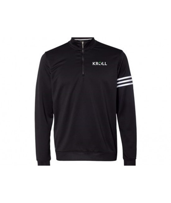 Adidas - 3-Stripes French Terry Quarter-Zip Pullover