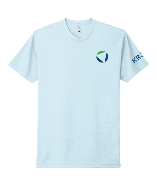 Next Level™ Unisex CVC Tee in Ice Blue