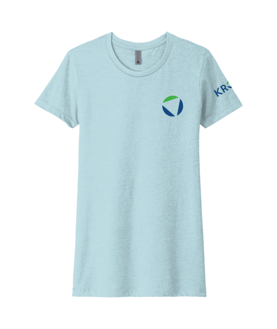 Next Level™ Women’s CVC Tee in Ice Blue