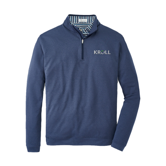 Peter Millar Men's Perth Performance Melange Quarter Zip