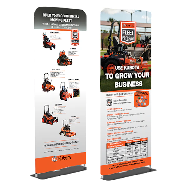 Kubota Point of Purchase Material