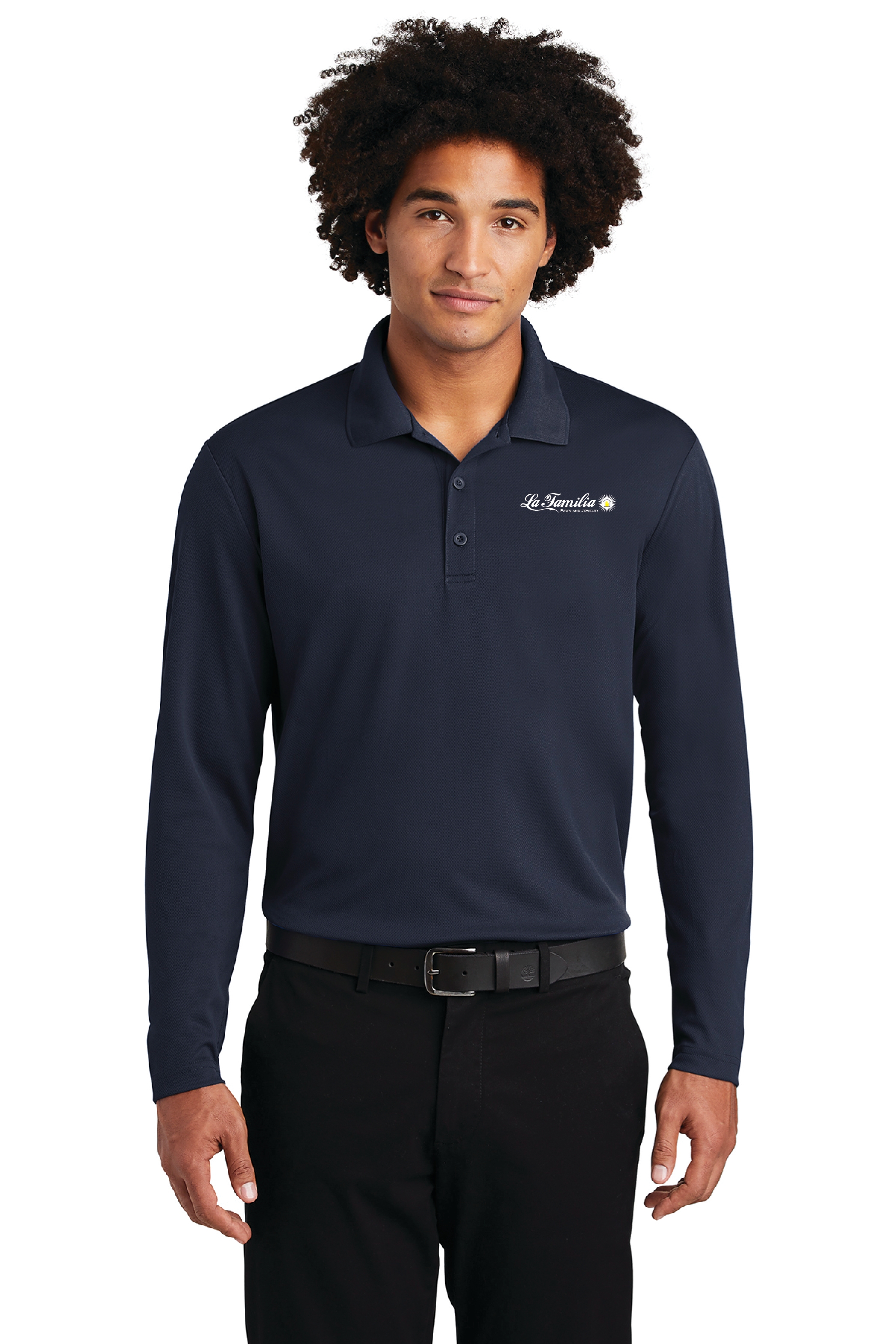 Men's Long Sleeve Polo : FW-WE04