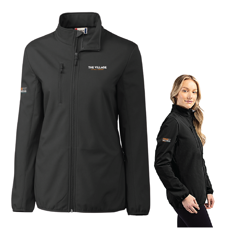 Ladies Clique Trail Eco Stretch Softshell Full Zip Jacket