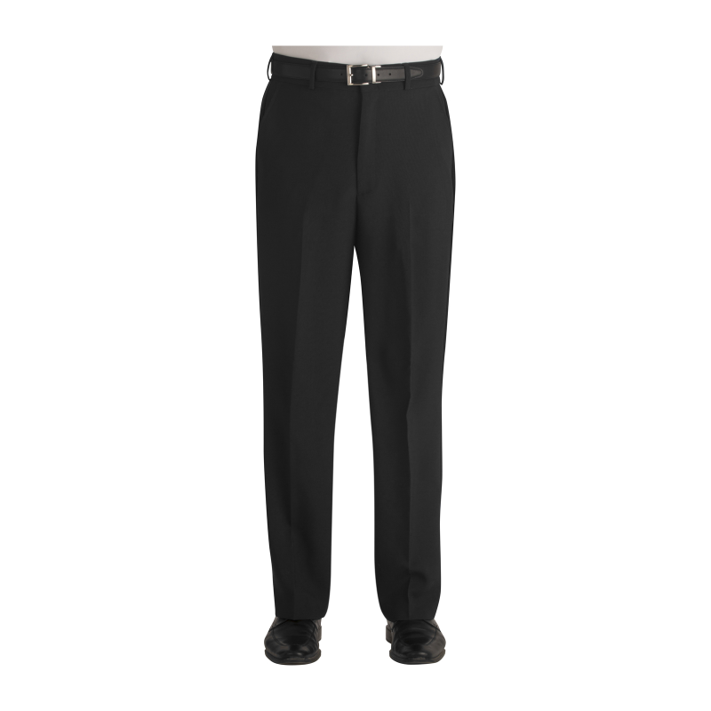 Men'sPolyester Flat Front Pant
