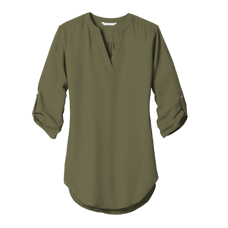 Ladies Port Authority® ¾-Sleeve Tunic Blouse
