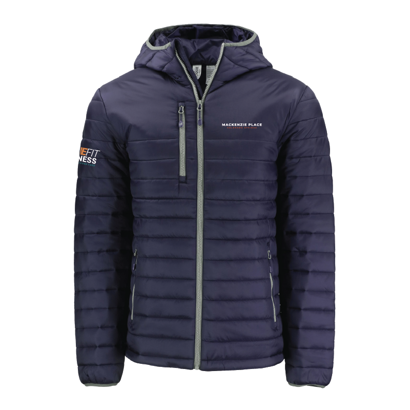 Men's Clique Insulated Puffer Full Zip Hooded Jacket