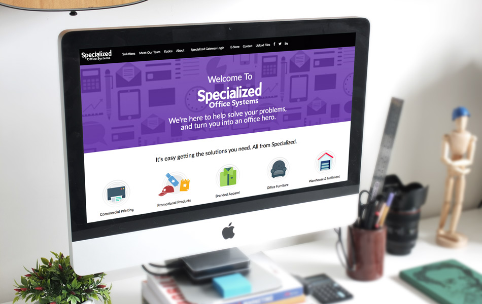 Specialized Office Systems website design