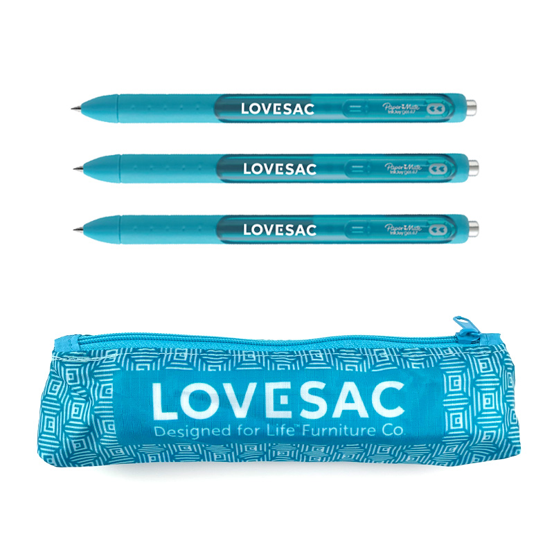 Pen Set in Recycled Pouch