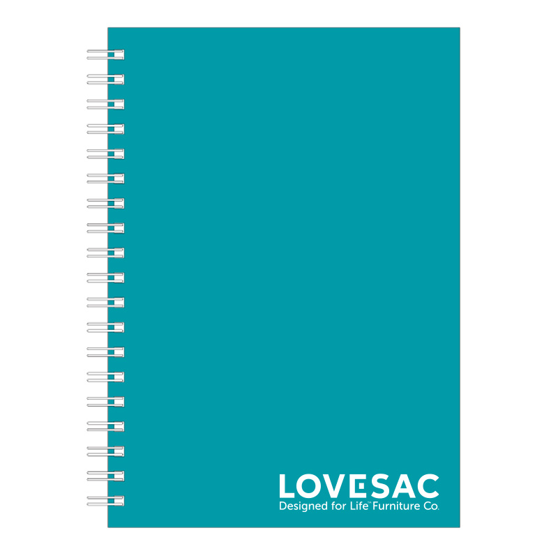 Teal Lovesac Notebook