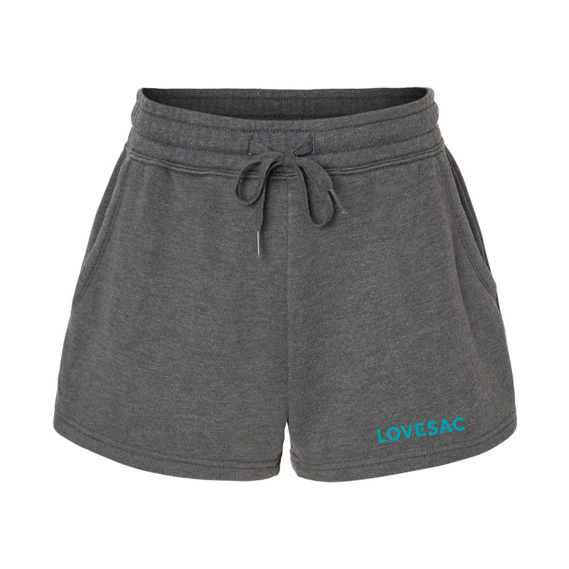 Women's Lightweight Fleece Shorts - Shadow Gray