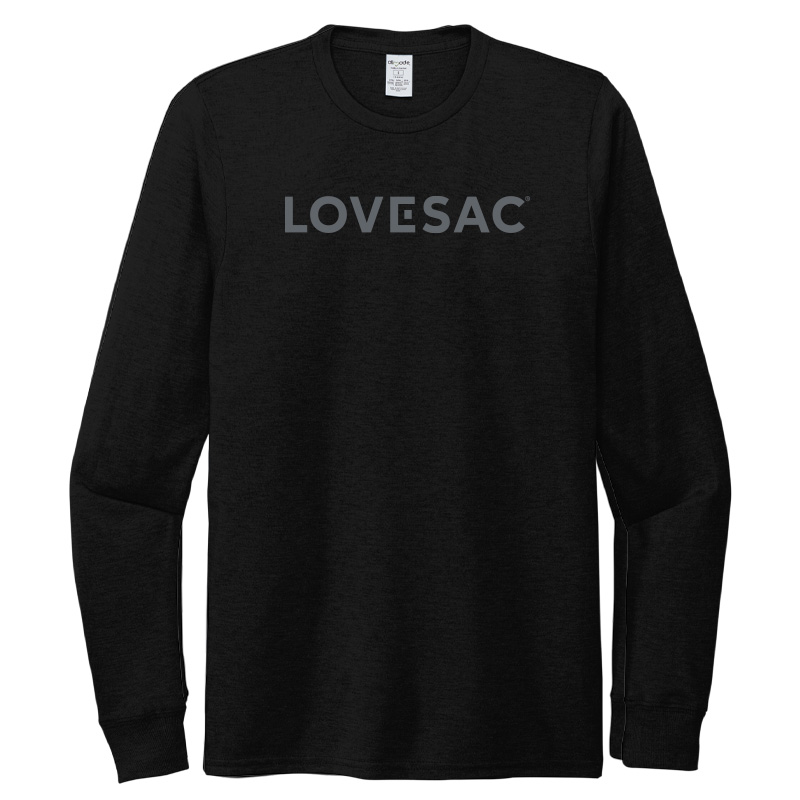 Long Sleeve Triblend T-Shirt - Black