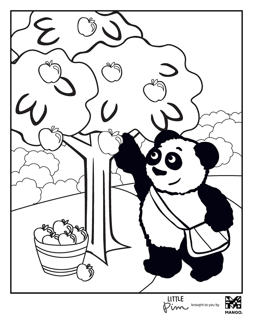 Coloring Sheet - Little Pim: Harvest