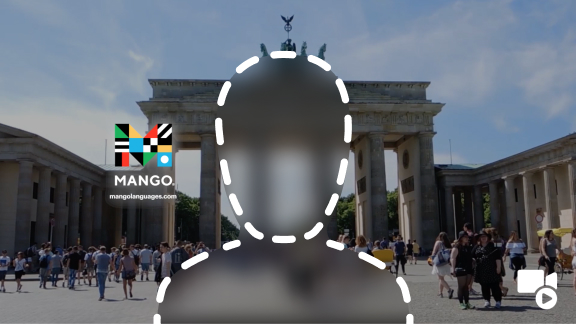 Mango Zoom Video Background - Brandenburg Gate
