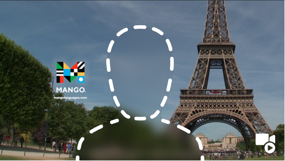 Mango Zoom Video Background - Eiffel Tower