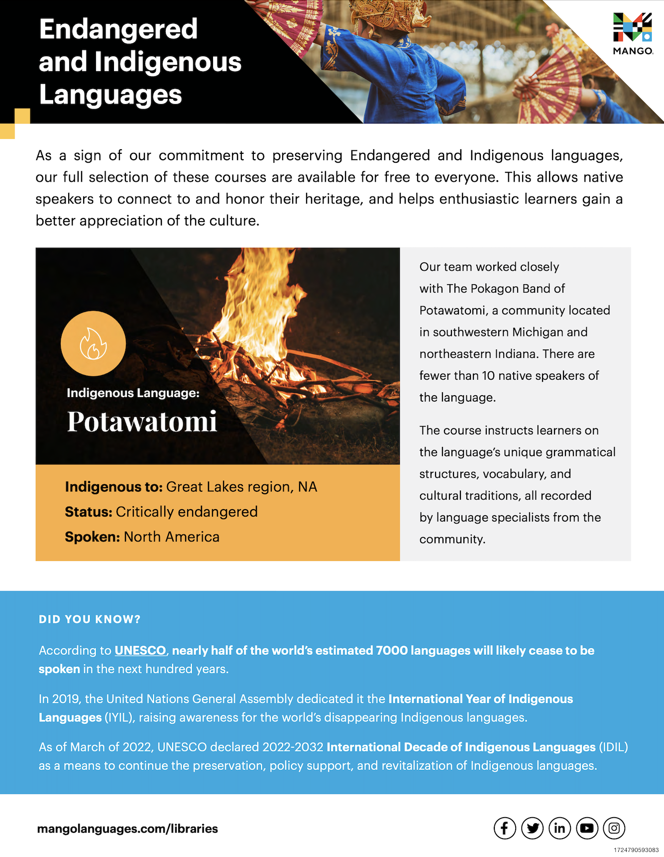 Endangered and Indigenous Course List