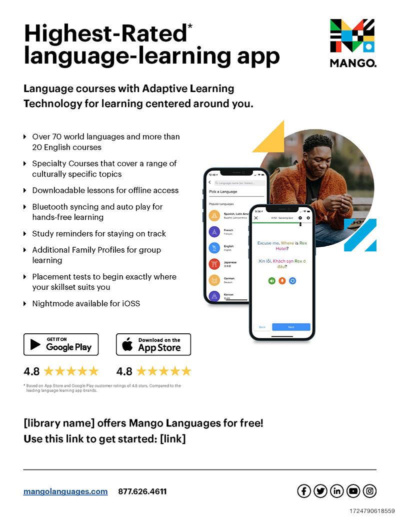 Mango Mobile App Flyer