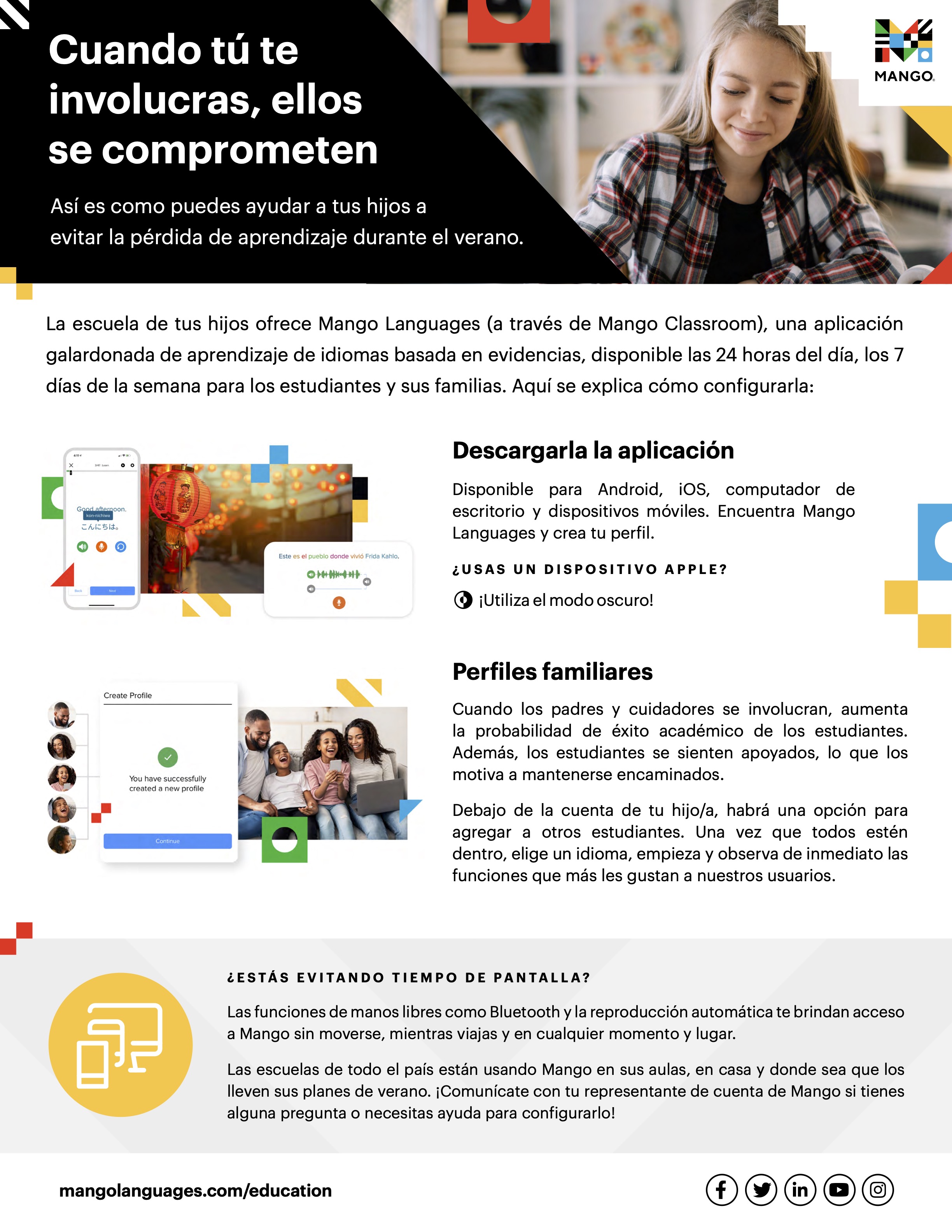 Summer Slide for Parents Spanish