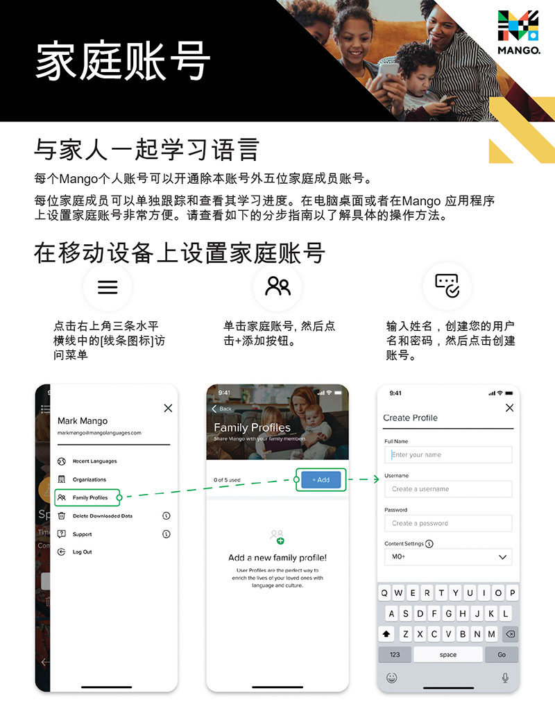 Family Profiles Flyer 2024 - Mandarin