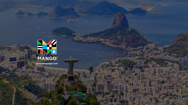 Mango Zoom Background - Brazilian/Portuguese - Wide Screen/TV Format