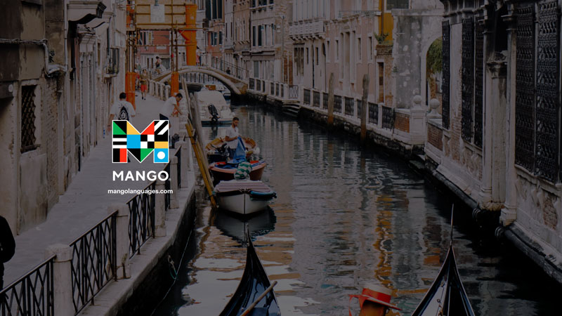 Mango Zoom Background - Italian - Wide Screen/TV Format