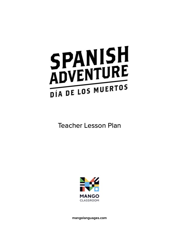 Dia De Los Muertos - Teacher Lesson Plan