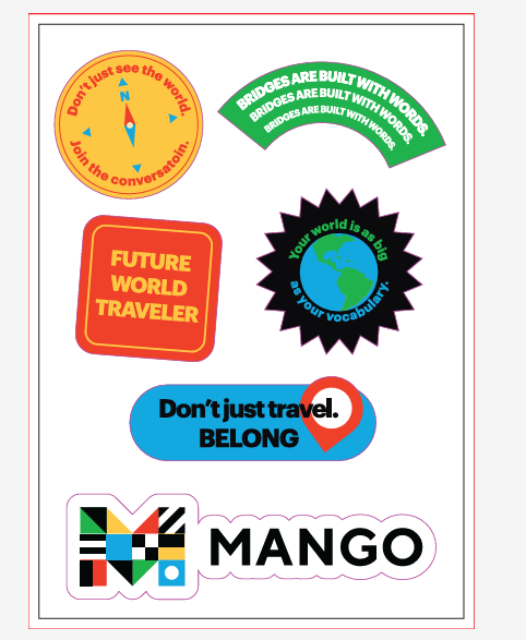 5"x7" Sticker Sheets (Shapes)