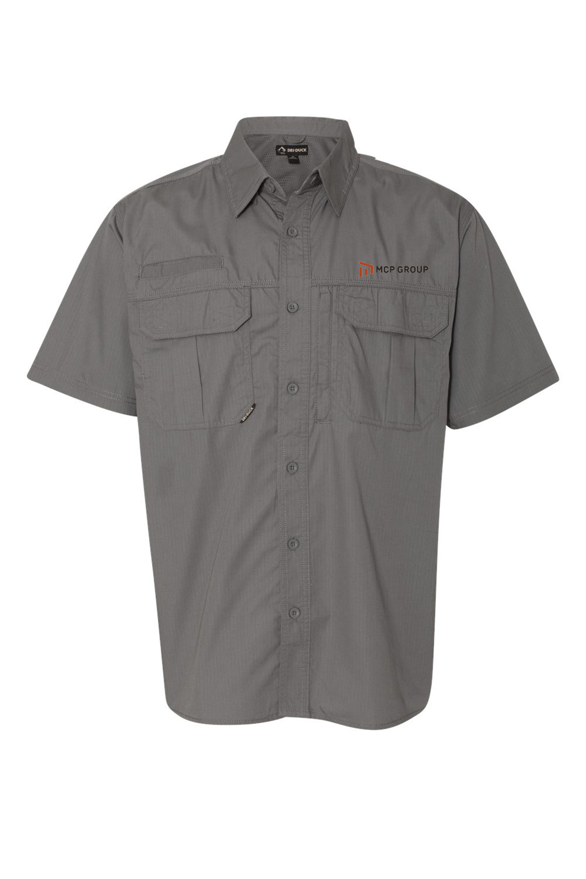 Short Sleeve Utility Ripstop Shirt.  4463