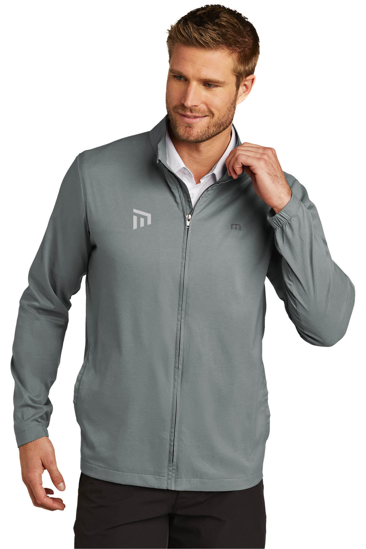 TravisMathew Surfside Full-Zip Jacket - Quiet Shade Grey Heather