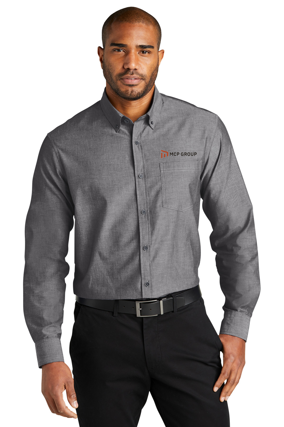 Port Authority Long Sleeve Chambray Easy Care Shirt W382