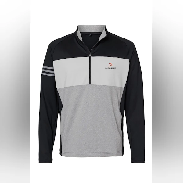 Adidas - 3 Stripes Competition Quarter Zip Pullover.  A492