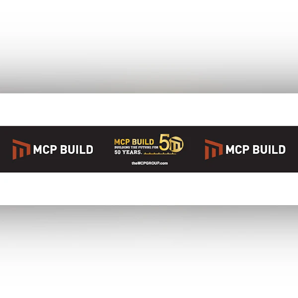 MCP 50th Anniversary Banner 32' Mesh