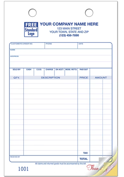 Multi-Purpose Register Forms, 5-1/2 x 8-1/2
