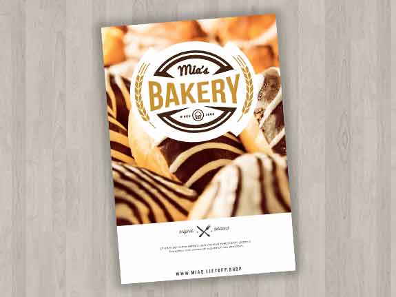 Mia's Bakery Menu
