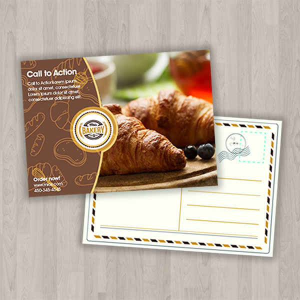 Mia's Bakery Postcard