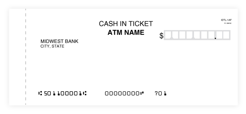 MBATID Duplicate White Cash ATM In Tickets