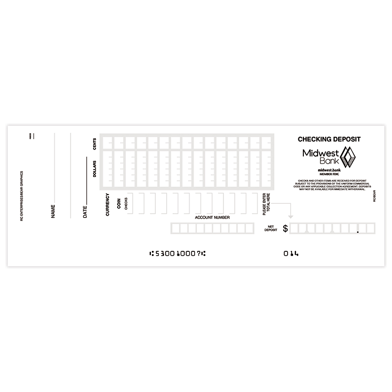 MBBKDEPCK Checking Deposits Book Style-2 Part