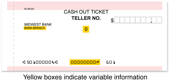 MBCOD Duplicate Pink Band Cash Out Tickets