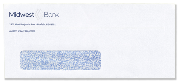 MBENVW10SS 10 Standard Window Envelope w/tint, Self Seal Flap (contact Deb Z)