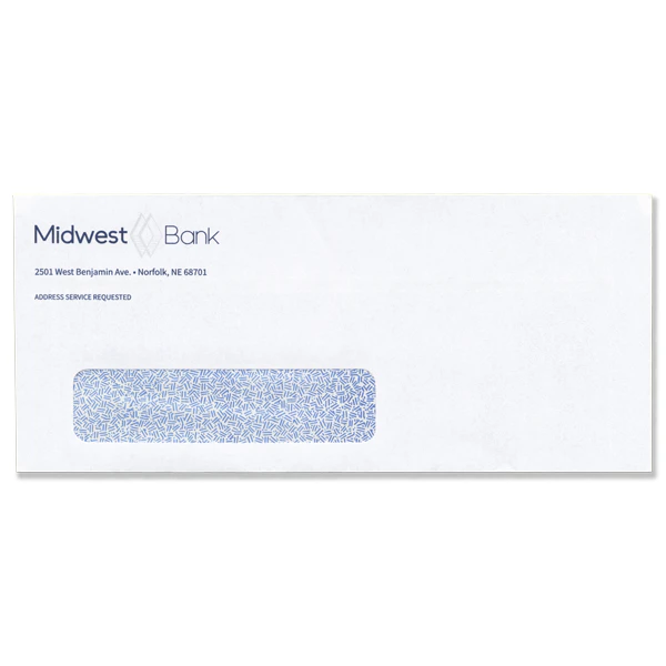 MBENVW10SS 10 Standard Window Envelope w/tint, Self Seal Flap (contact Deb Z)