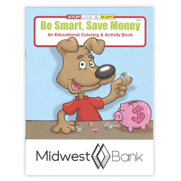 MBKBKC "Be Smart, Save Money" Coloring Book