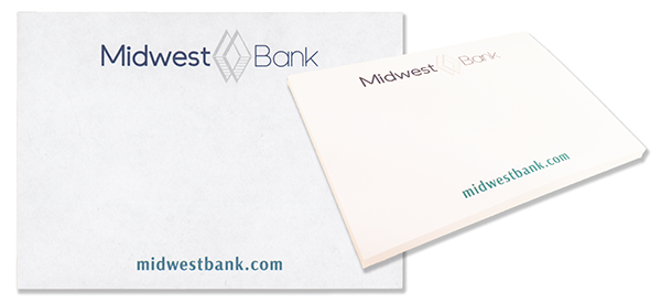 MBKNTPOST 4" x 3" Post It Notes with Bank Copy