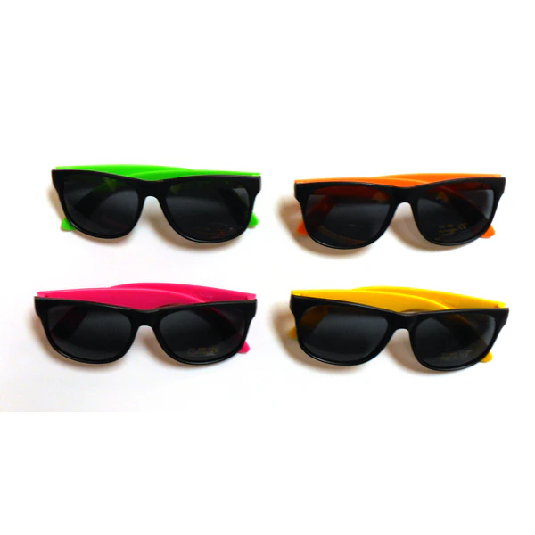 MBKSUNGLJR Kids' Classic Neon Sunglasses - Assorted Colors