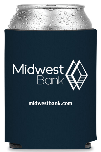 MBKKOOZINA  Fold Flat Can Koozies - Navy