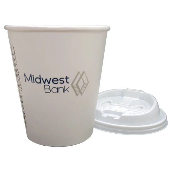12oz Insulated Paper Cups w/Lids