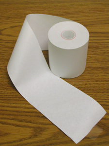 9074-0021 Teller Printer Paper 3 1/4" x 165'  for Epson M146A Newer Printers-Click for Location Use