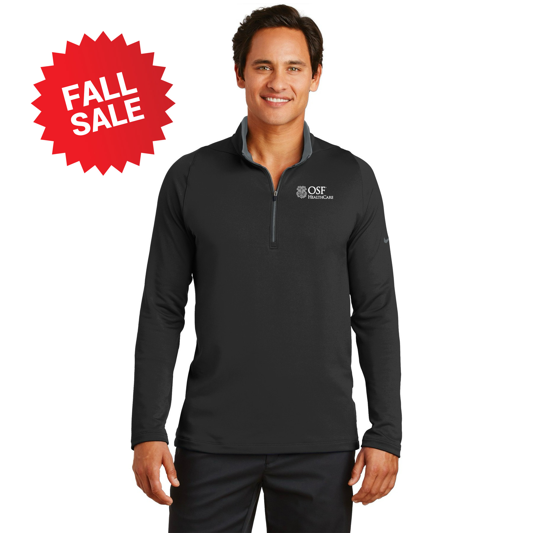 Nike Golf Men's Dri Fit Stretch 1/2 Zip Shirt