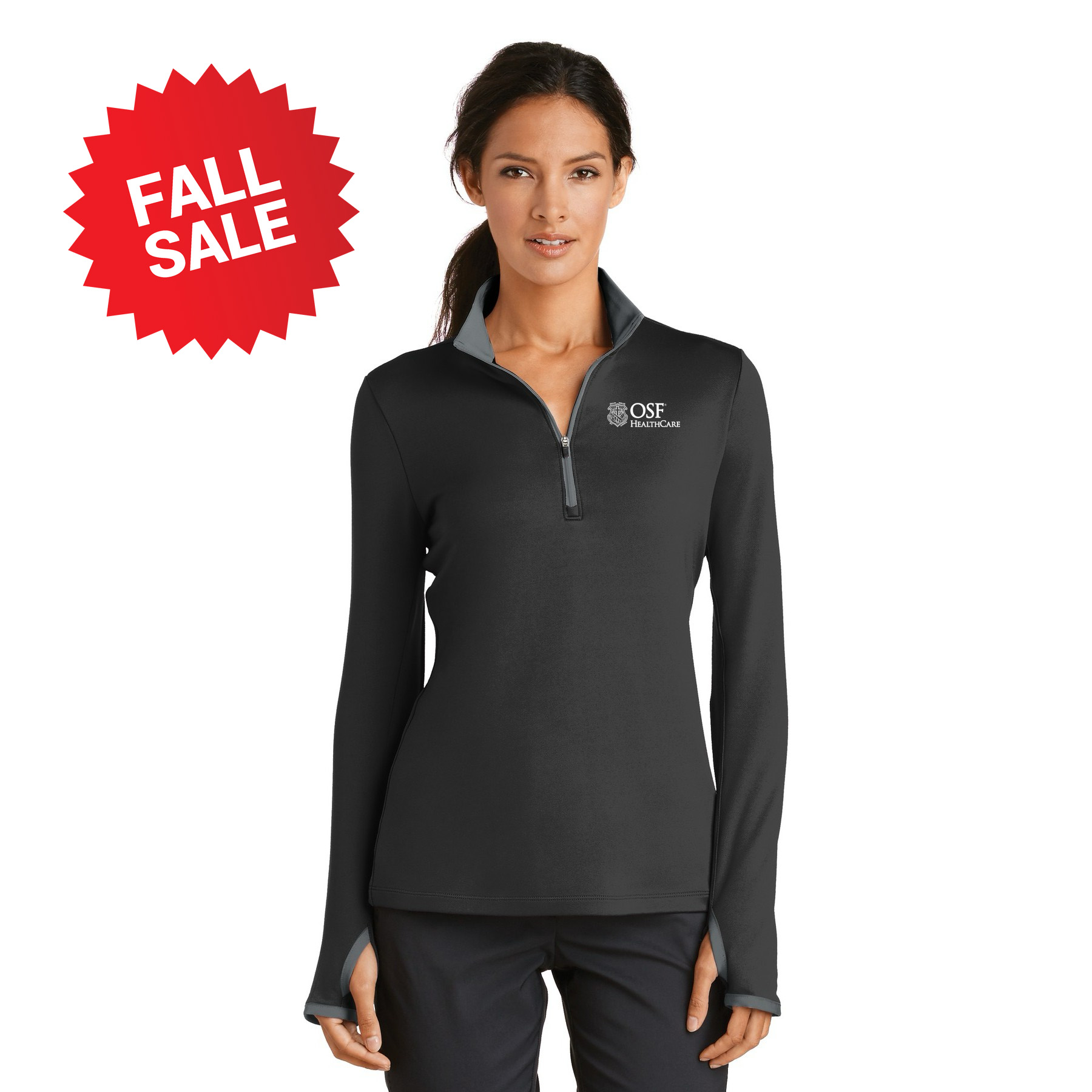 Nike Golf Ladies Dri-FIT Stretch 1/2-Zip Shirt